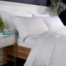 Christy Coniston Reversible Super King Duvet Cover Set White Close Up