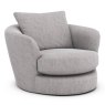 Caspian Midi Swivel Armchair Fabric B