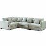 Gabriella 4+ Seater Corner Sofa Fabric Beige RHF