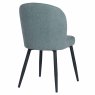 Clio Dining Chair Fabric Green Back