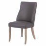 Millie Dining Chair Faux Leather Brown 