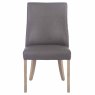 Millie Dining Chair Faux Leather Brown Front