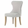 Guia Button Back Dining Chair Fabric Grey