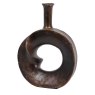 Abstract Small Vase Brown