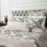 Bedeck of Belfast Emani Clipped Reversible Single Duvet Cover Chalk