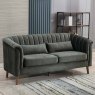 Alena 3 Seater Sofa Fabric Winter Moss Side