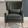 Alena Armchair Fabric Winter Moss Front