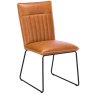 Cooper Dining Chair Faux Leather Tan
