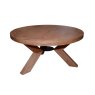 Triomphe Weathered Oak 6 Person Round Dining Table