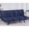 Rathlin 3 Seater Sofa Bed Fabric Denim Blue Angled