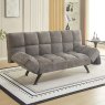 Rathlin 3 Seater Sofa Bed Fabric Stone