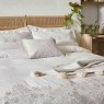 Morris & Co Pure Strawberry Thief Embroidery Reversible Double Duvet Cover Silver & White  Close Up