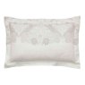 Pure Strawberry Thief Embroidery Oxford Pillowcase Silver & White