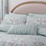 Sanderson Etchings & Roses Reversible Double Duvet Cover Set Duck Egg Close Up