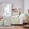 Sanderson Hollyhocks Reversible Single Duvet Cover Set Silver