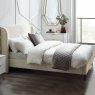 Eden Double (135cm) Bedstead Fabic Boucle Ivory Lifestyle