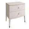 Darcy 2 Drawer Bedside Locker Stone