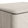 Darcy 2 Drawer Bedside Locker Stone Detail