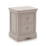 Acton 2 Drawer Bedside Locker Taupe