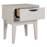 Drummond 1 Drawer Bedside Locker Taupe Open