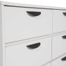 Drummond 3 + 3 Drawer Chest of Drawers Taupe Close Up