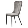Hugo Dining Chair Velvet Grey