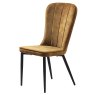 Hugo Dining Chair Velvet Amber 