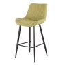 Bella High Bar Stool Fabric Green