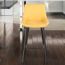 Bella High Bar Stool Fabric Yellow Lifestyle