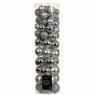 Shatterproof Bauble Starter Pack Silver (Set of 80) 8cm