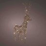 LED Outdoor Wicker Deer 83cm Warm White 