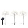 Solar Christmas Tree Pole Twinkle Effect Warm White