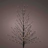 LED Christmas Tree Black 5ft/150cm With Warm White Lights