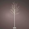 LED Christmas Tree White 5ft/150cm With Warm White Lights