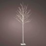 LED Christmas Tree White 5ft/150cm With Warm White Lights