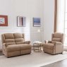 Durham 2 Seater Sofa Fabric Beige Lifestyle