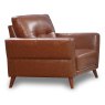 Lucerne Armchair Leather Saddle