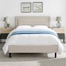 Picasso King (150cm) Bedstead Fabric Biscuit Front