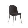 Valent Dining Chair Velvet Dark Grey