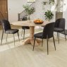 Valent Dining Chair Velvet Dark Grey Lifestyle