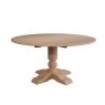 Valent 4-6 Person Round Dining Table Oak