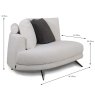 Modular Curved Snuggler RHF Leather Category 20 NW dimension