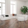 Messina Modular 3 Seater Armless Sofa Fabric lifestyle