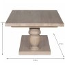 Belle End Table 50cm 