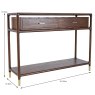 Lily 2 Drawer Console Table 120cm 