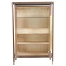 Lily 2 Door Drinks Cabinet Walnut Open