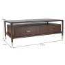 Lily 2 Drawer Coffee Table 126cm 