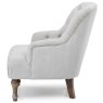 Bianca Armchair Fabric Cream Side On