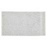 Bedeck Luxuriously Soft Turkish Bath Towel Silver Flat