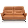 Hjort Knudsen Peterson 3 Seater Manual Reclining Sofa Soleda Leather 